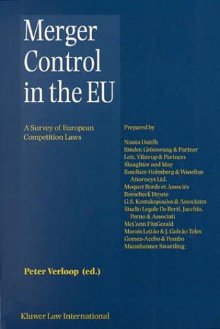 Cover for Merger control in the EU