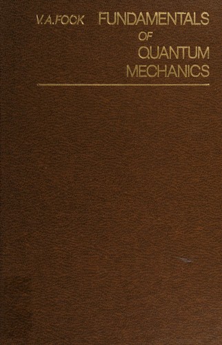 Cover for Fundamentals of quantum mechanics