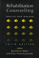 Cover for Rehabilitation counseling