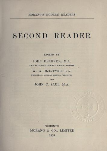 Cover for Second reader