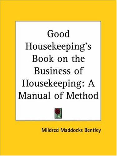 Cover for Good Housekeeping's Book on the Business of Housekeeping