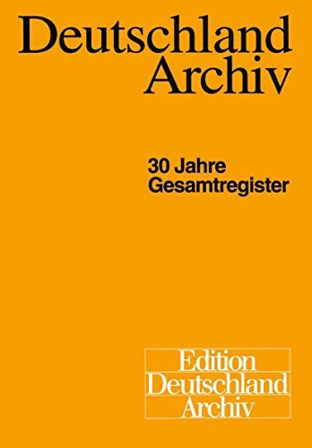 Cover for Deutschland Archiv