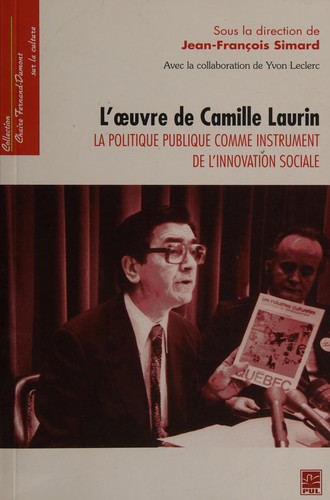 Cover for L'œuvre de Camille Laurin