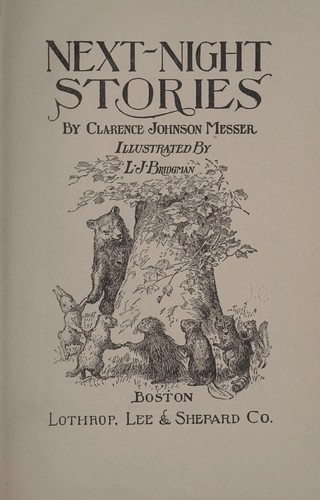 Cover for Next-night stories
