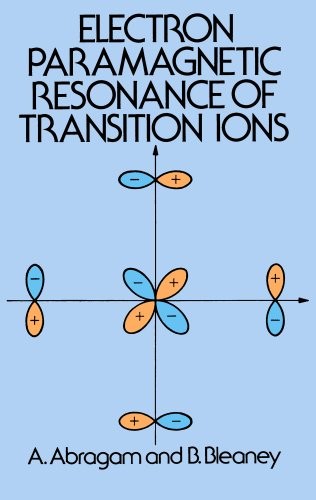 Cover for Electron paramagnetic resonance of transition ions