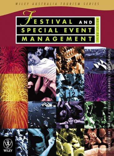 Cover for Festival and Special Event Management (Wiley Australia Tourism)