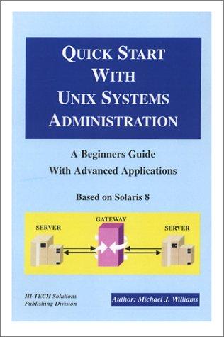 Cover for Quick Start with UNIX Systems Administration