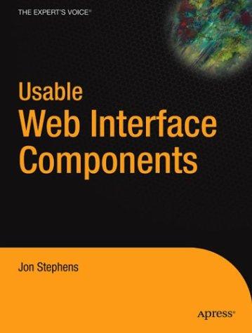 Cover for Usable Web Interface Components