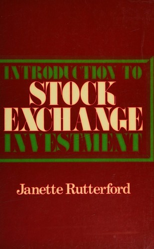 Cover for Introduction to Stock Exchange Investment