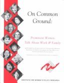 Cover for On common ground