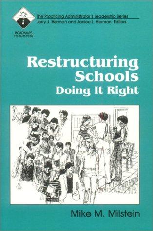 Cover for Restructuring schools