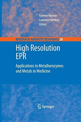 Cover for High Resolution EPR