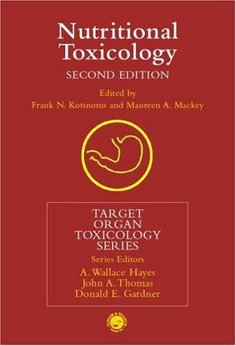 Cover for Nutritional toxicology