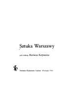 Cover for Sztuka Warszawy
