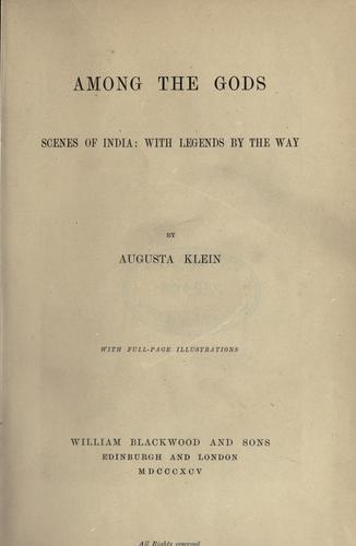 Cover for Among the gods