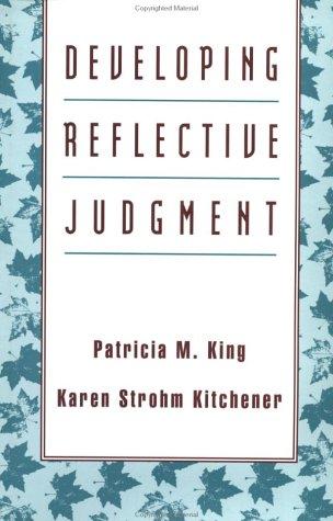 Cover for Developing reflective judgment