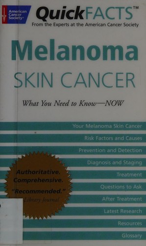Cover for Melanoma skin cancer