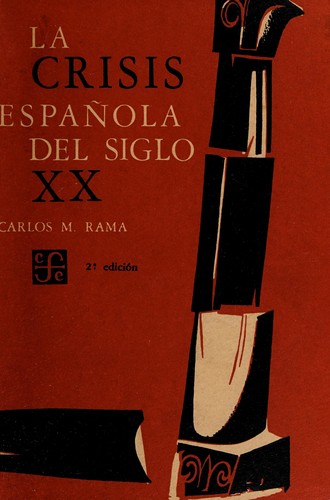 Cover for La crisis española del siglo XX
