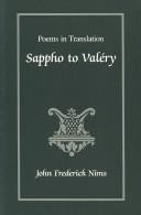 Cover for Sappho to Valery