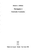 Cover for Myriapoda 4