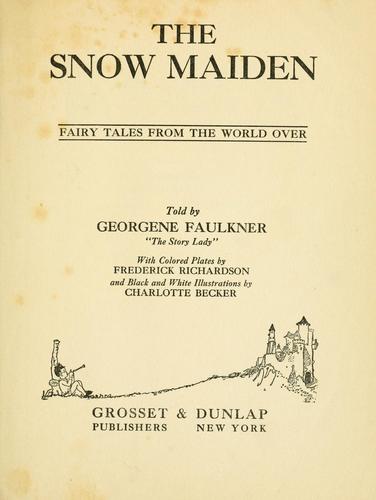 Cover for The snow maiden