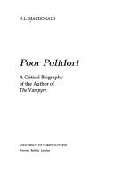 Cover for Poor Polidori