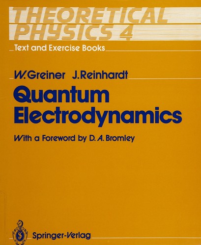 Cover for Quantum electrodynamics