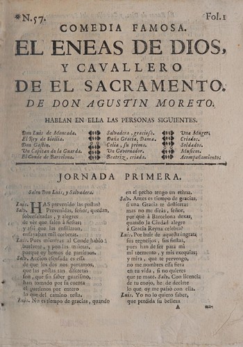 Cover for El Eneas de Dios y cavallero de el sacramento