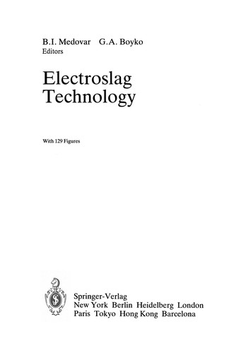 Cover for Electroslag Technology