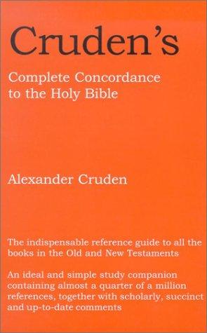 Cover for Cruden's Complete Concordance to the Holy Bible