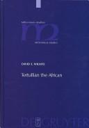 Cover for Tertullian the African