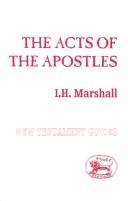 Cover for The Acts of the apostles