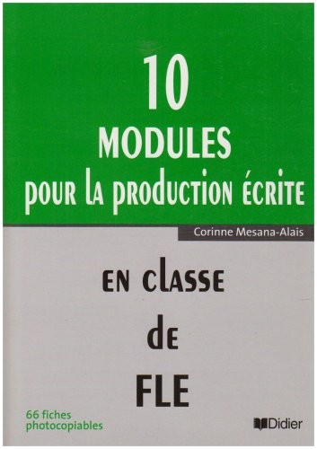 Cover for 10 modules pour la production écrite