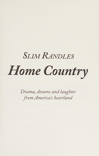 Cover for Home country