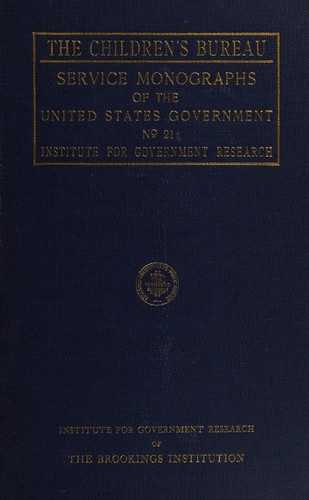 Cover for The Children's Bureau