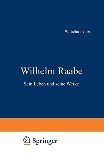 Cover for Wilhelm Raabe