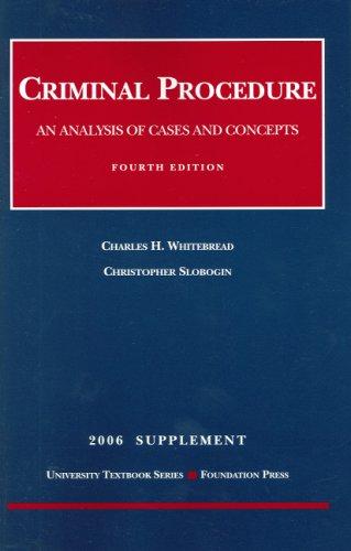 Cover for Criminal Procedure 2006