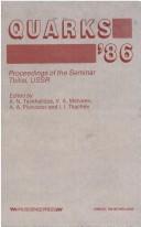 Cover for Quarks '86