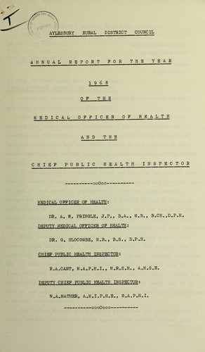 Cover for [Report 1968]