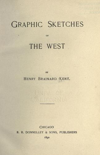 Cover for Graphic sketches of the West