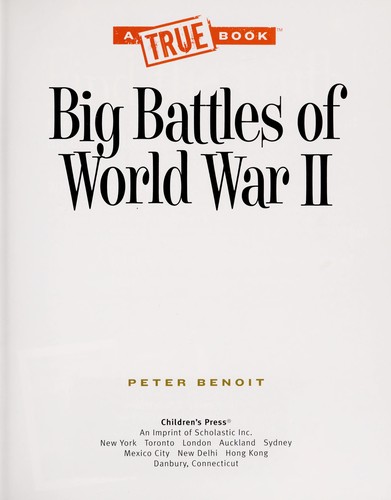 Cover for Big Battles of World War II