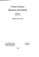 Cover for Memoirs and diaries