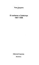 Cover for El carlisme a Catalunya