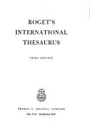 Cover for Roget's international thesaurus.