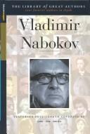 Cover for Vladimir Nabokov
