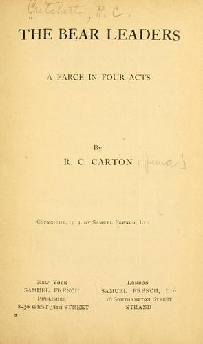 Cover for bear leaders