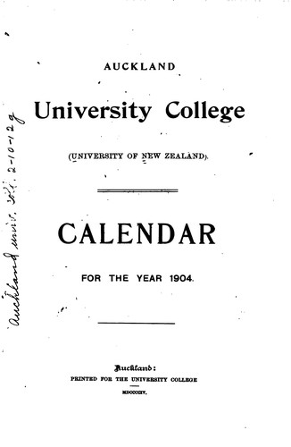 Cover for Calendar
