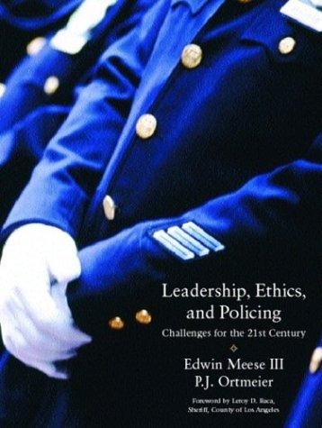 Cover for Leadership, Ethics and Policing