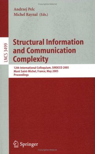 Cover for Structural Information and Communication Complexity