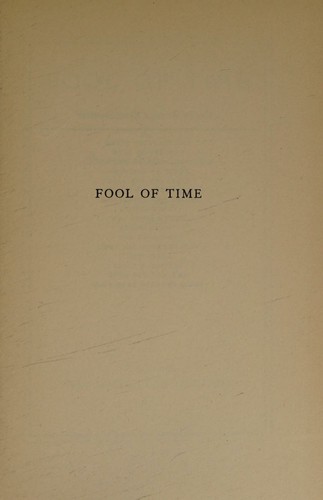 Cover for Fool of time,